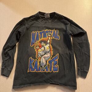 Dragonball Z Shirt Size Youth Small Gohan Vintage National Karate Knockoff Anvil